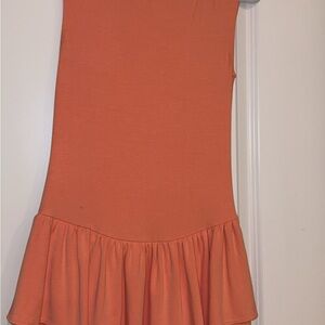 Aritzia Orange Mini Dress